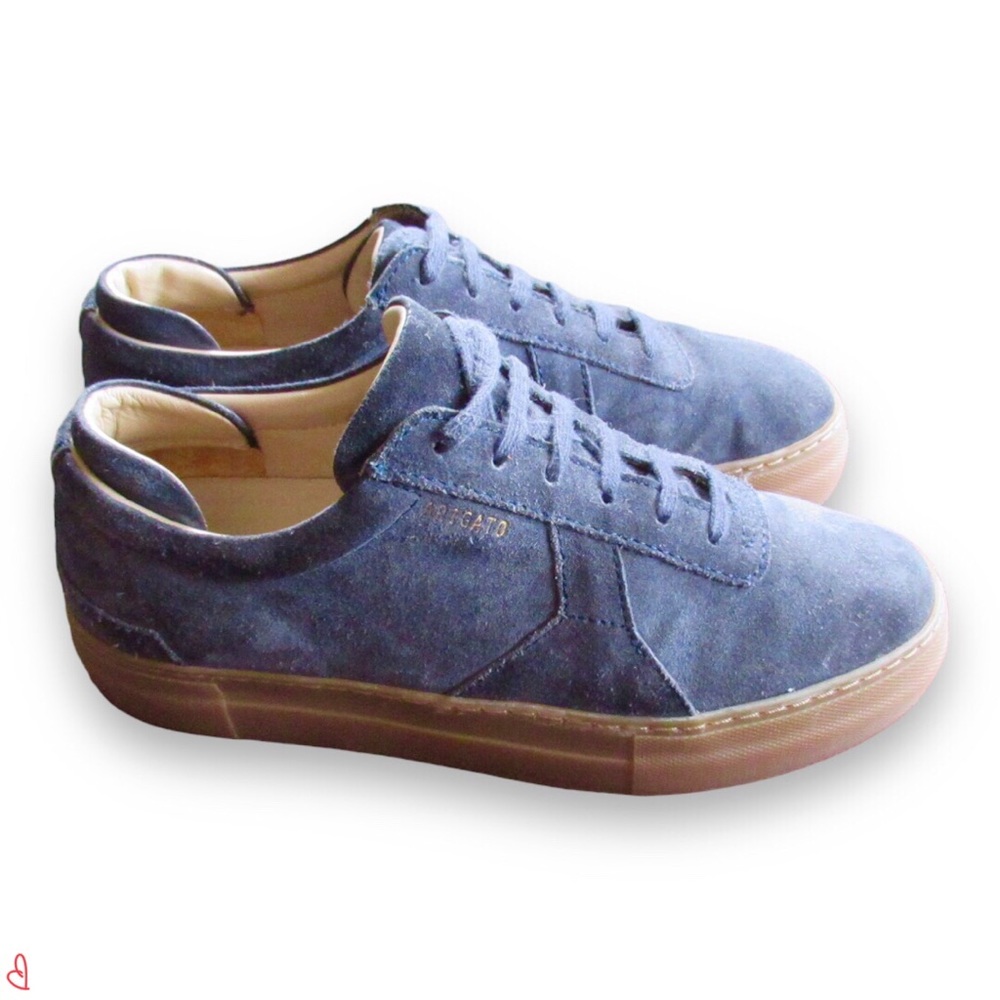 Axel Arigato Sneakers Blue Suede Platform Gumshoe
